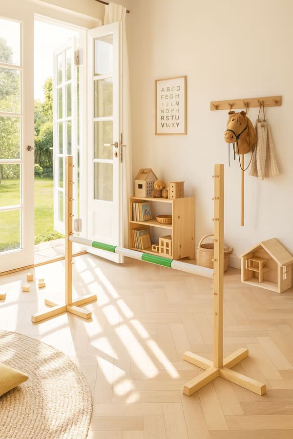 Hoppbom för hobbyhäst - Grön - 120 cm