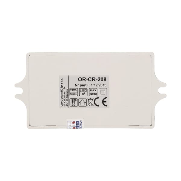 Mikrovågsrörelsesensor Radarsensor 360° IP20 LED 1200W Ytmonterad