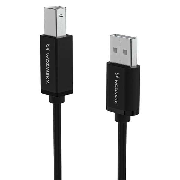 Tulostin-skannerikaapeli USB-B - USB-A 480Mb/s 2m - musta