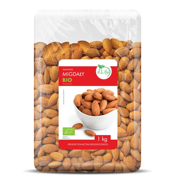 Ekologiska mandlar 1 kg