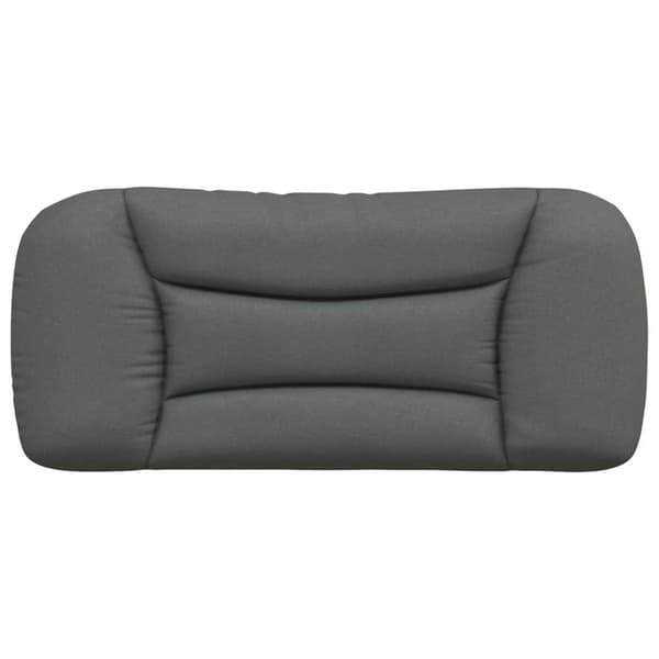 vidaXL hovedgærdehynde, mørkegrå, 90 cm, stof