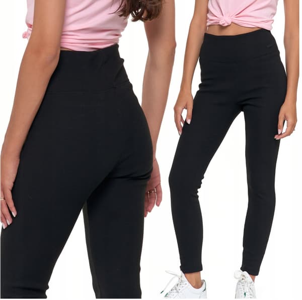MORAJ Dame Isolerede Ribbede Leggings S/M Sort