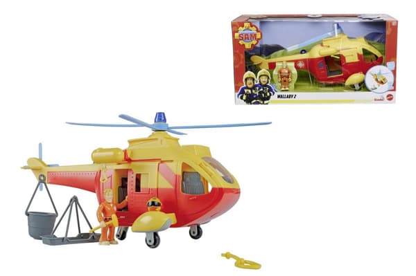 Brandmand Sam Helikopter Wallaby II med Figur
