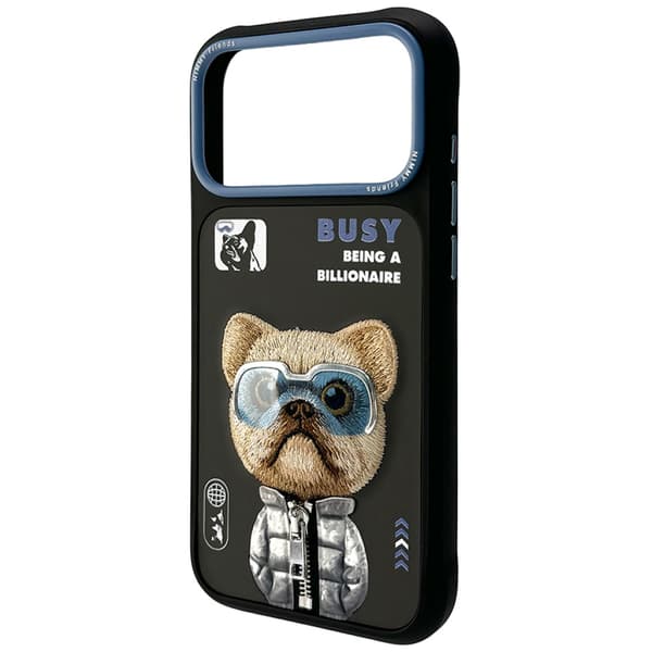Nimmy Cool&Cute 2.0 -koirakotelo iPhone 17 Prolle, musta