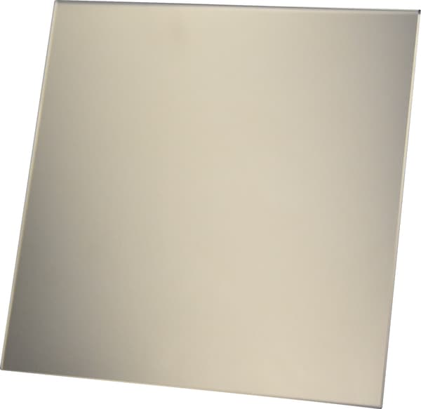 dRim-panel i guldfärgat satinmatt glas