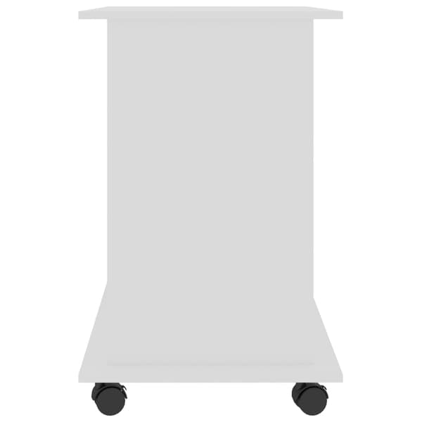 vidaXL computerbord, hvid, 80x50x75 cm