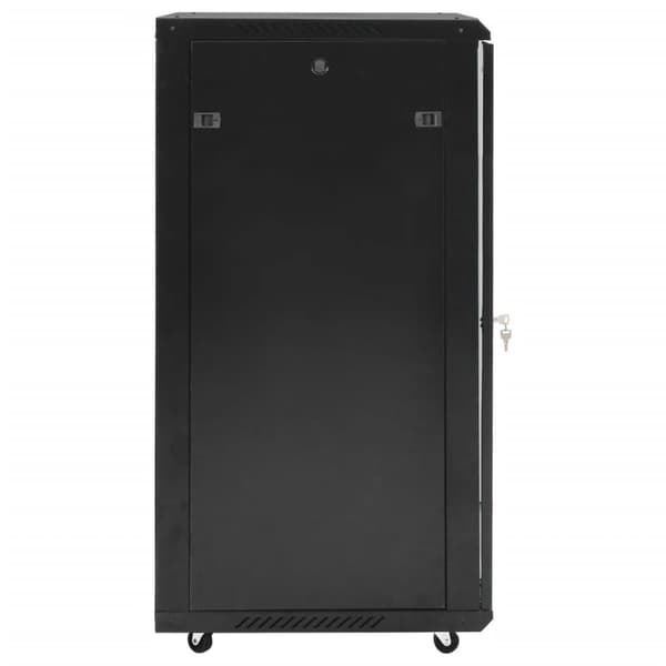 vidaXL serverskab, 22U, 19", IP20, sort, 60x60x120 cm