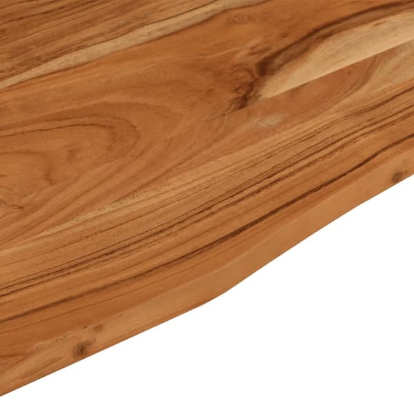 vidaXL skrivebordsplade 110x60x2,5 cm rektangulær massiv akacietræ