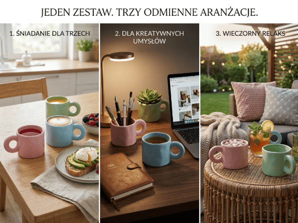 INSTA-MUGG 280ML MIX AV 3 FÄRGER