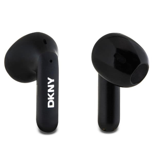 DKNY TWS BT Bluetooth-hovedtelefoner med satinfinish, sort