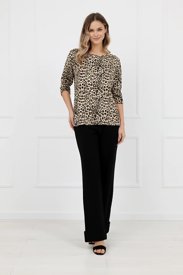 Damebluse med 3/4 ærmer Kenia M