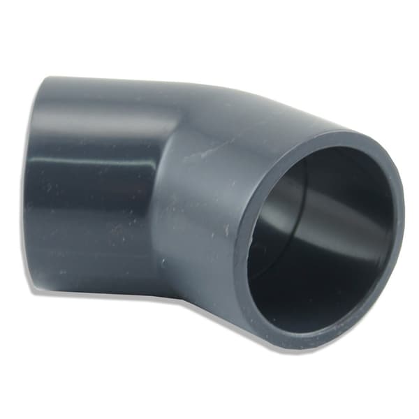 PVC-albue 45 grader 40 mm
