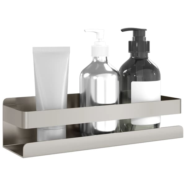 vidaXL brusehylde 23x6,5x6cm børstet 304 rustfrit stål