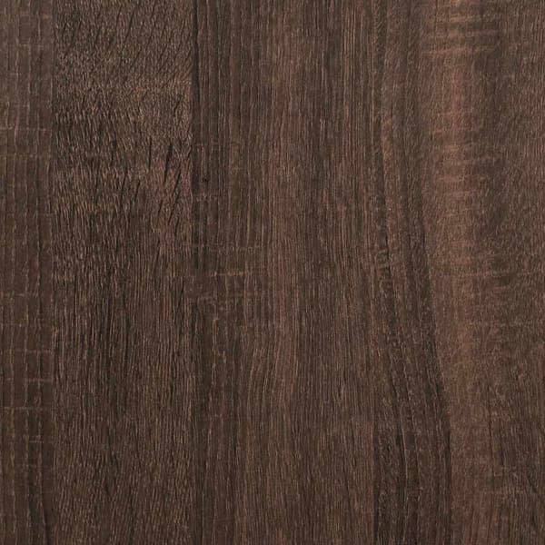 vidaXL sofabord brunt egetræ 100x100x30 cm