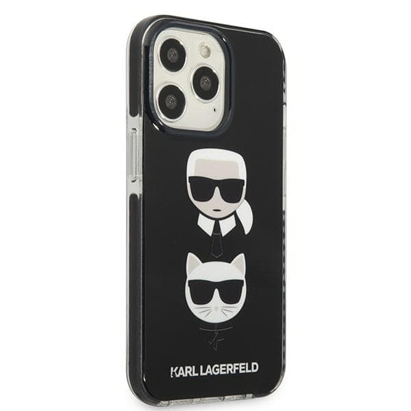 Karl Lagerfeld Karl&Choupette Head-etui til iPhone 13 Pro Max, sort