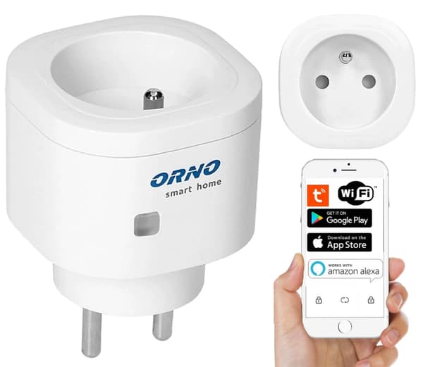 TUYA Smart Wi-Fi-kontrollerat centraluttag för Android och iOS