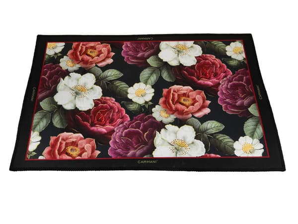 Carmani, nattduksmatta 60x40cm - blommor