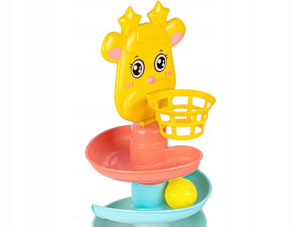 Torn med bollar Pyramid giraff pedagogiskt pussel Boll
