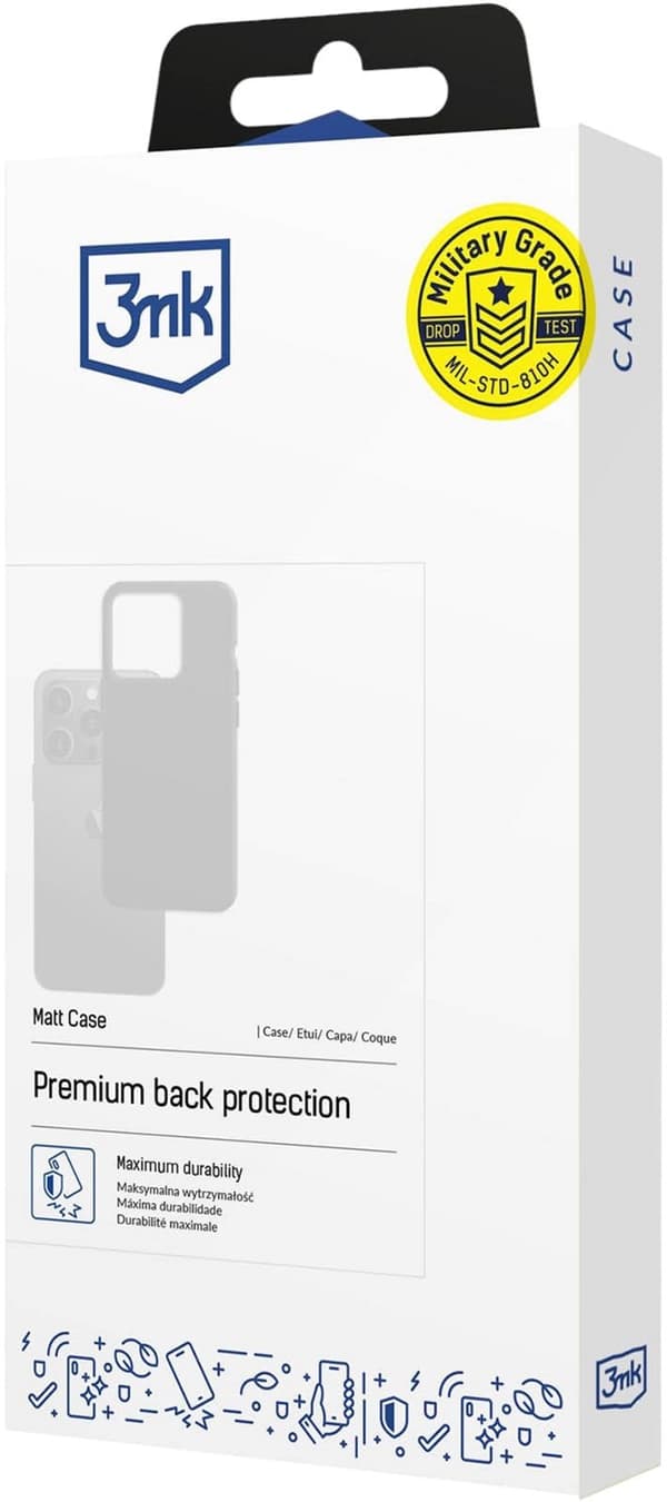 3MK Matt Cover til Google Pixel 9A Sort