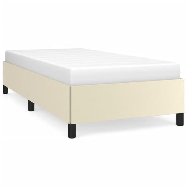 vidaXL Kermanvärinen tekonahkasängynrunko 80x200 cm