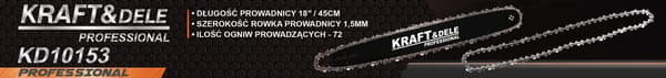 Svärd + 2 kedjor 18"/45cm KD10153