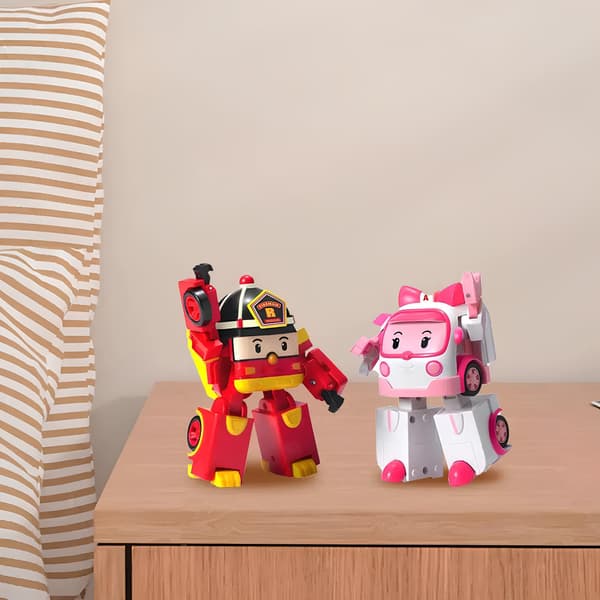 Figurset - transformerbilar, 4 delar