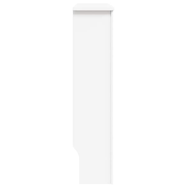 vidaXL Radiatorskydd, MDF, Vit, 78 cm