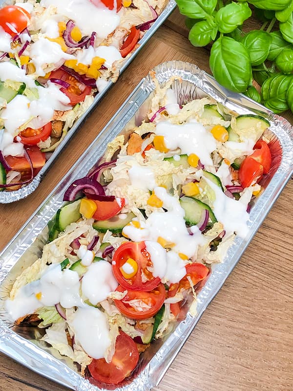 Aluminiumsforme til kapsalon/gryde/pasta/paté 700ml 100 stk.