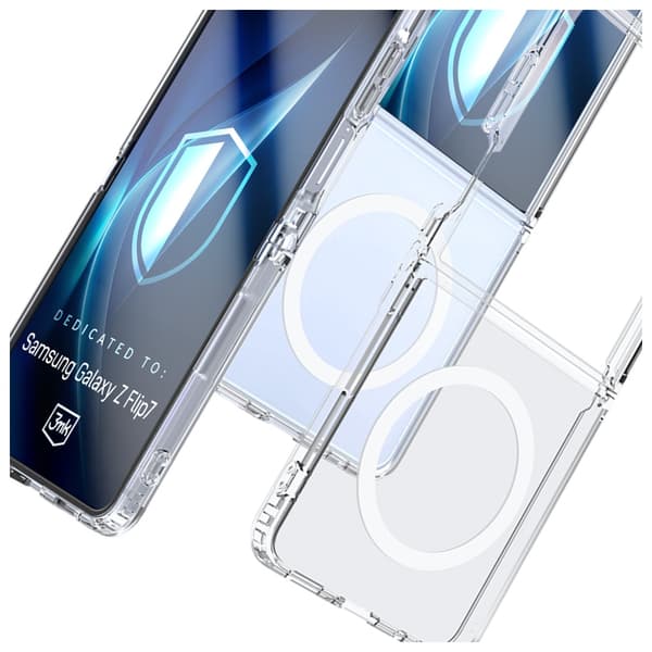 3MK Armor MagCase för Galaxy Z Flip7, Transparent