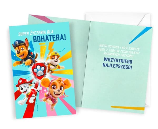 Paw Patrol-födelsedagskort