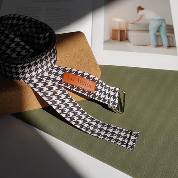 La Mujer yogarem - houndstooth