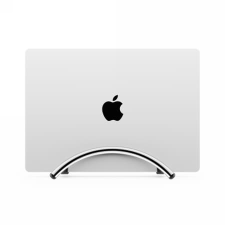 Twelve South BookArc Flex – aluminiumstativ för MacBook, bärbar dator (krom)