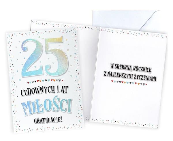 Bryllupsdagskort 25