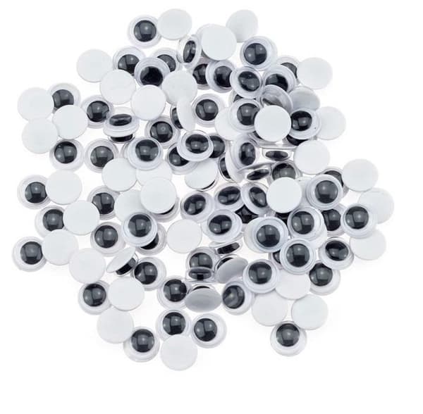 Rörliga ögon 8mm 120st