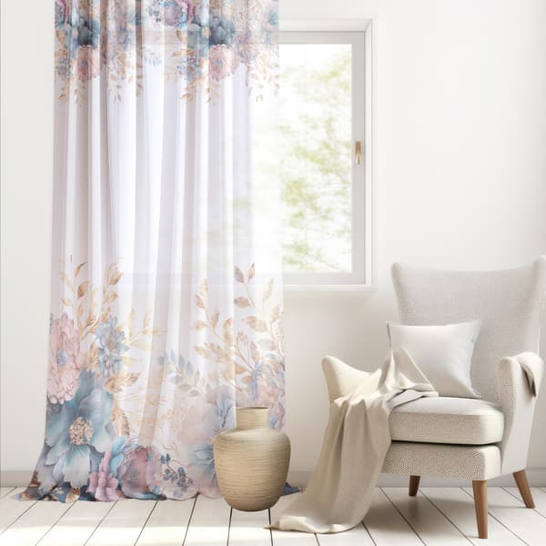 Gardin på tapetryk 150