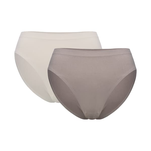 SNYGGA 2-pack Esotiq trosor | beige, ljusbrun M
