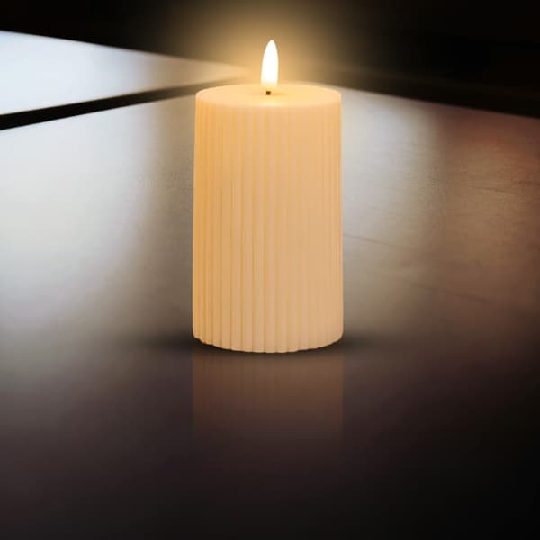 LED-lys, batteridrevne, cremefarvede lys - 12,3 cm