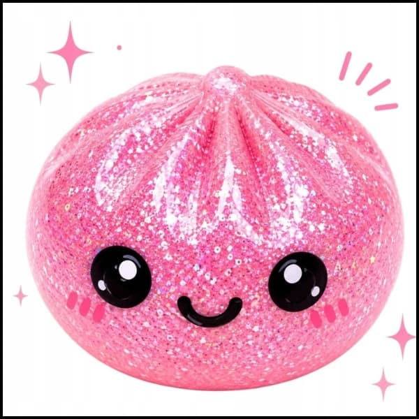 Anti-stress glitter dumpling i en ask DUMPLING MYSTERY SQUEEZE