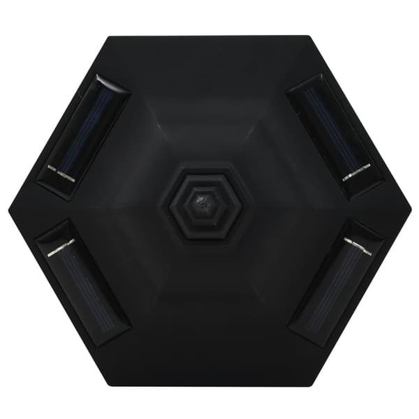 vidaXL solcelledrevne havelamper, 6 stk., LED, sort