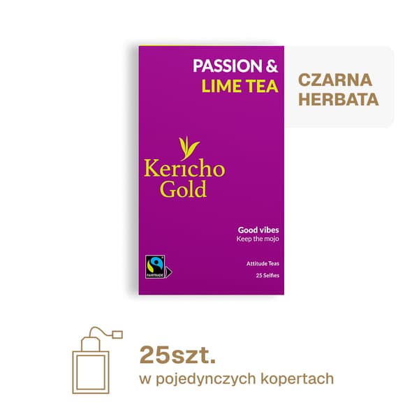 KERICHO GOLD Attitude Tea PASSION & LIME TE