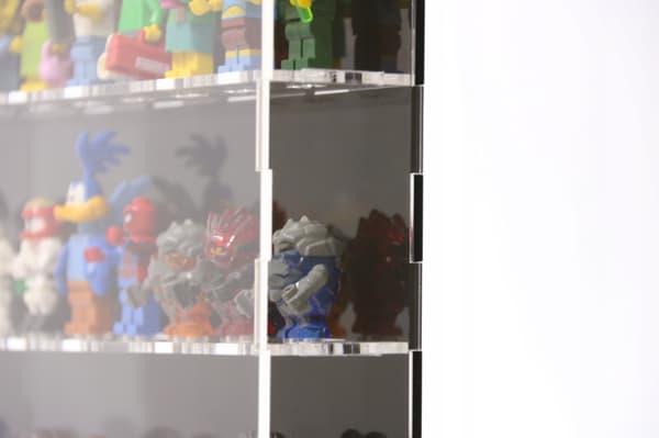 Stor vitrinskåp för 50 lego minifigurer