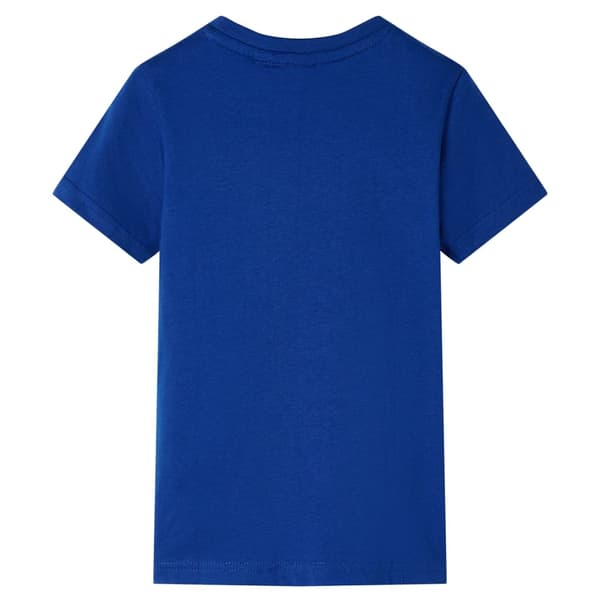 Barn-T-shirt, mörkblå, 116