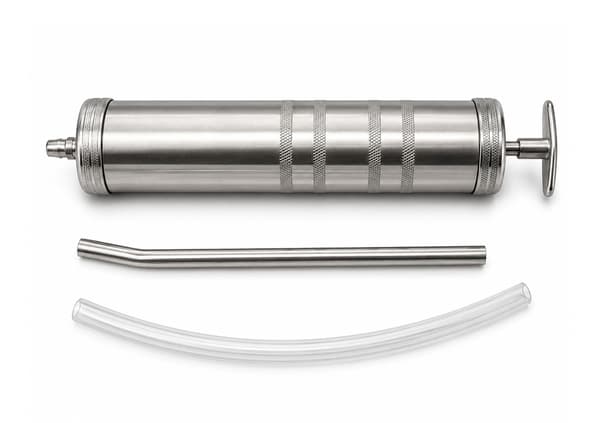 Spruta 500ml oljextraktor metall