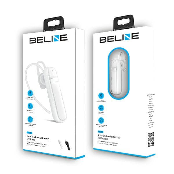 Beline Bluetooth-kuulokkeet LM01 Valkoinen