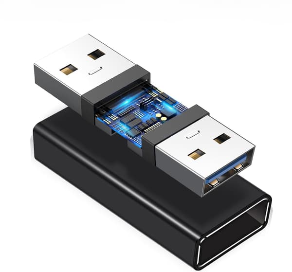 USB-A 3.0 -liitin LogiLink-sovitin naaras-naaras 5 Gt
