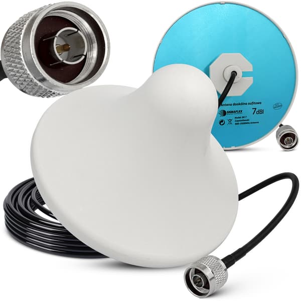 Svampeantenne 7dBi sidekabel 5m Nm