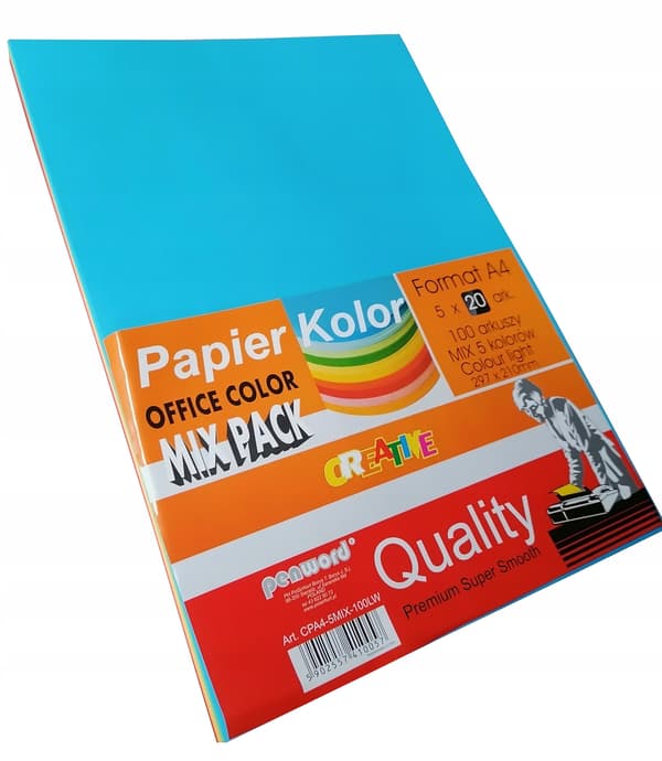Kopiopaperi MIX Color Pastel A100