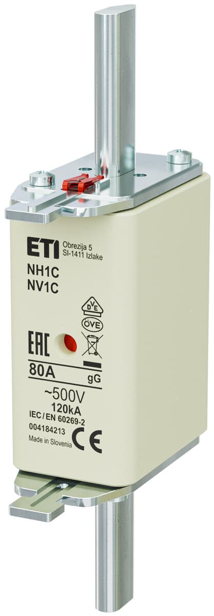 Säkringskoppling - NH1C gG 80A/500V - trög