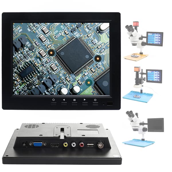 HDMI&VGA&AV 8-tommer mikroskopdisplay