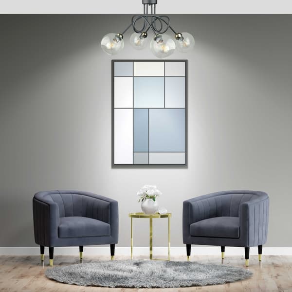 Loftlampe 4xE27 EVIE SORT/GULD